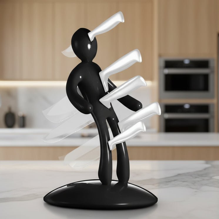 CUTMANE – Skulpturaler, menschenförmiger Messerorganizer mit umweltfreundlichem Design 0