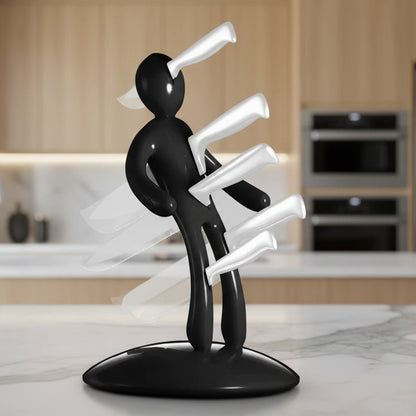 CUTMANE – Skulpturaler, menschenförmiger Messerorganizer mit umweltfreundlichem Design 0