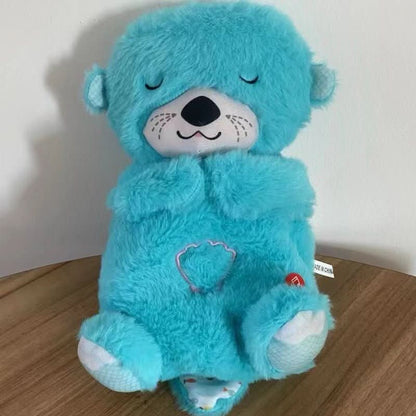 SereniBreath Plush Otter | Breathing Cuddly Toy with Light & Vibration | Soothing Stuffed Animal for Sleep & Relaxation