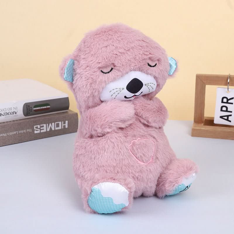SereniBreath Plush Otter | Breathing Cuddly Toy with Light & Vibration | Soothing Stuffed Animal for Sleep & Relaxation