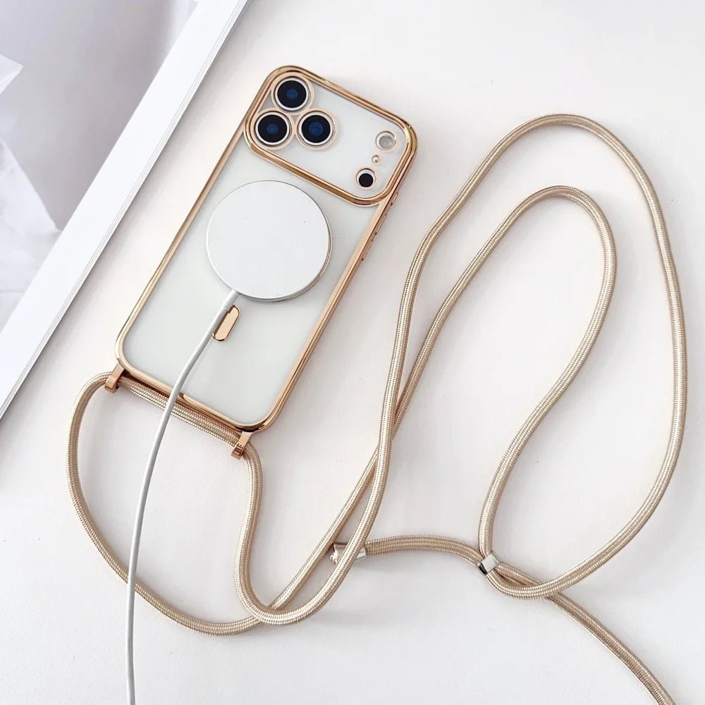 CarryLink – Verstellbares Telefon-Lanyard mit transparenter MagSafe-Hülle 3