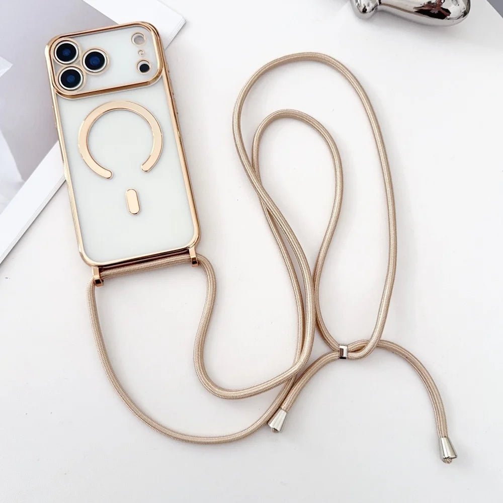 CarryLink – Verstellbares Telefon-Lanyard mit transparenter MagSafe-Hülle 4