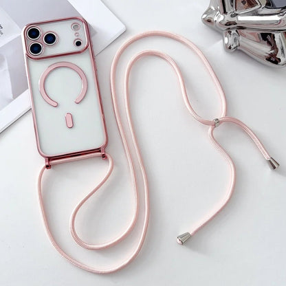 CarryLink – Verstellbares Telefon-Lanyard mit transparenter MagSafe-Hülle 8