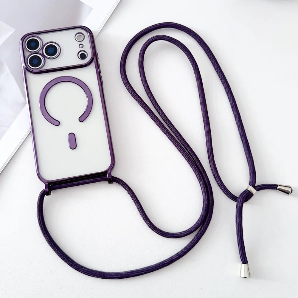 CarryLink – Verstellbares Telefon-Lanyard mit transparenter MagSafe-Hülle 9