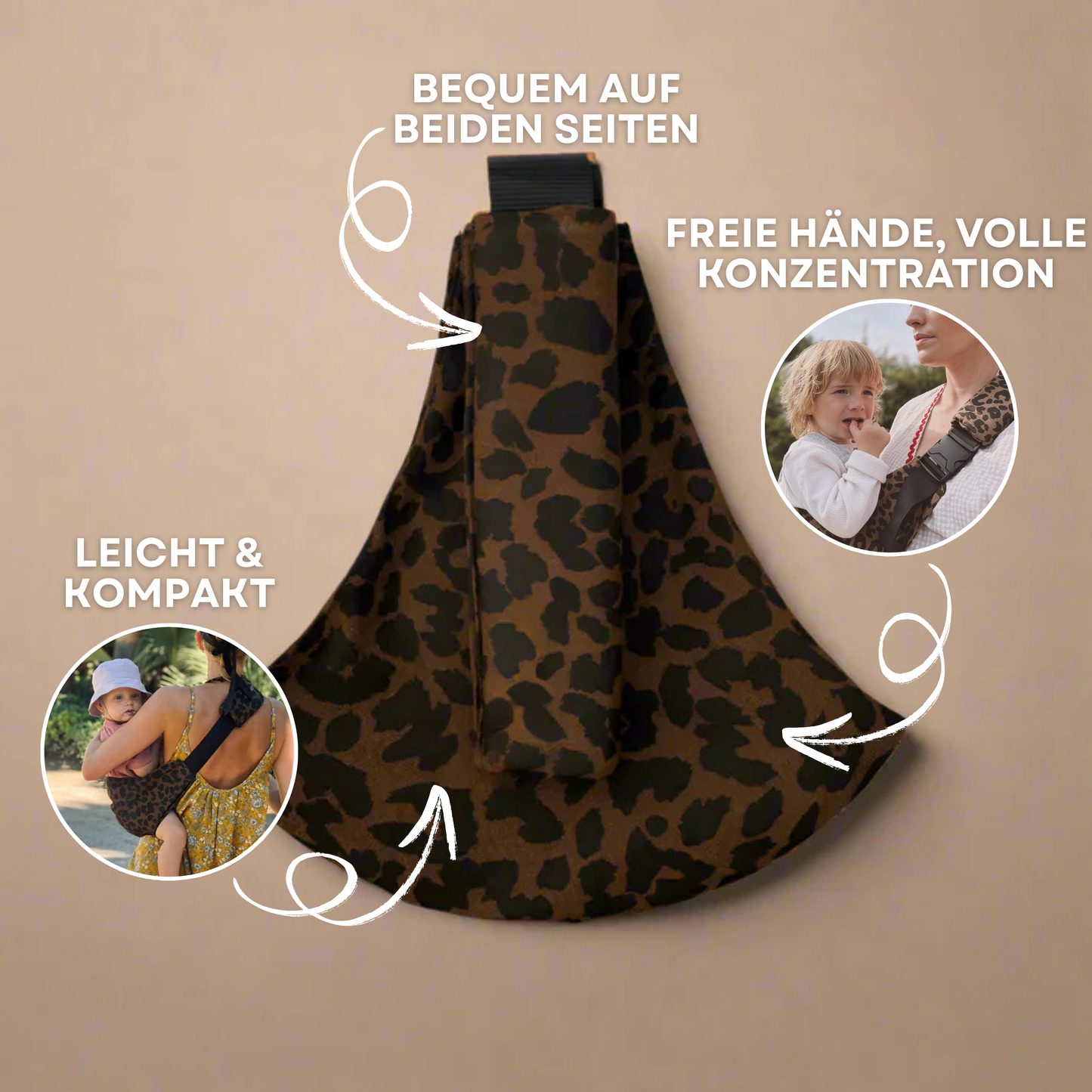 CarryNest Baby Sling - Comfortable hip carrier for travelling