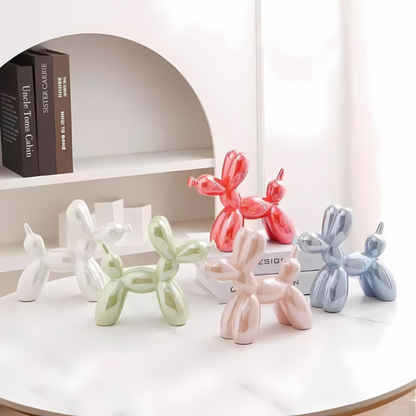 BOVELLO – Ceramic balloon dog figurine as playful home decor