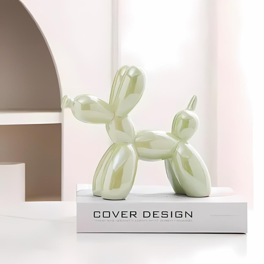 BOVELLO – Ceramic balloon dog figurine as playful home decor