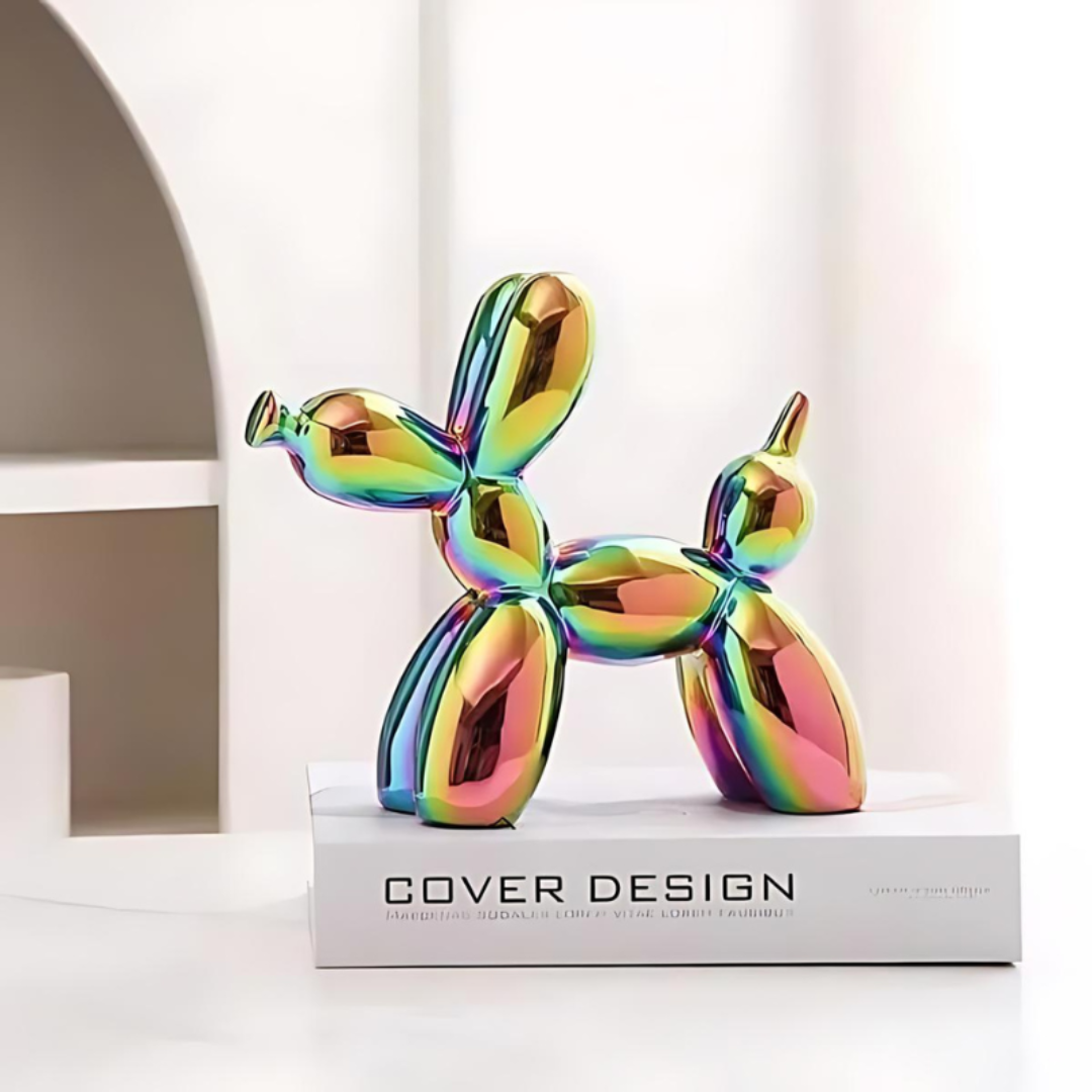 BOVELLO – Ceramic balloon dog figurine as playful home decor