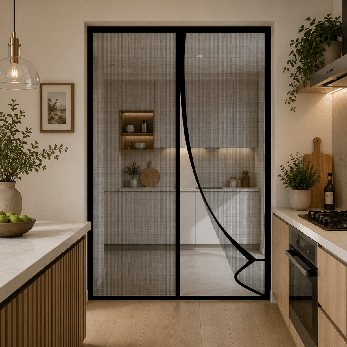 NETZMORA – Mosquito Protection Door Curtain for Fresh Air and Comfort