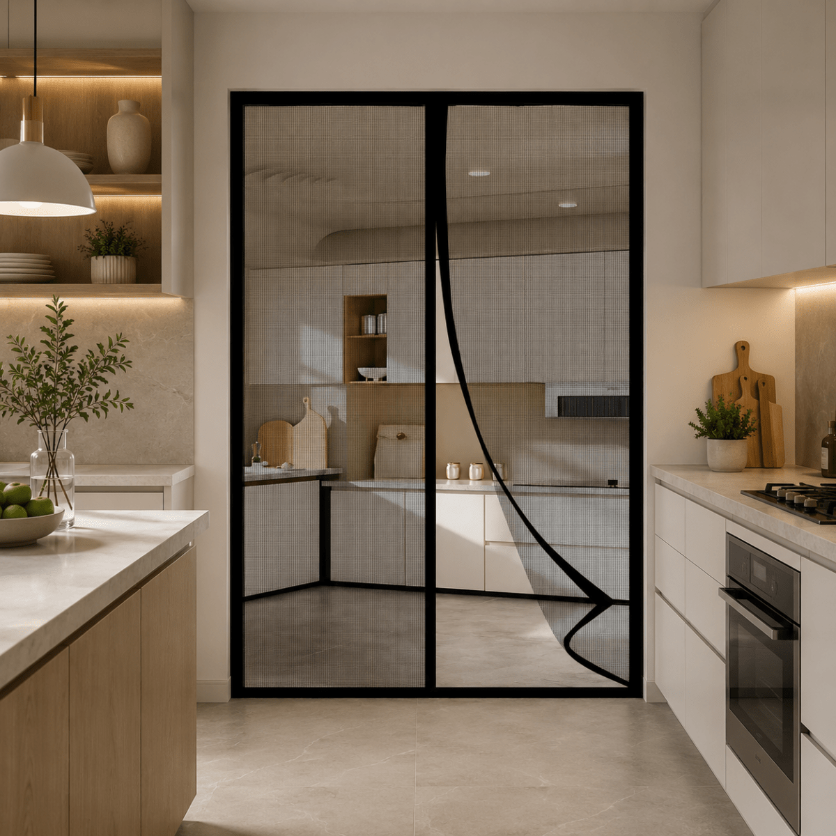 NETZMORA – Mosquito Protection Door Curtain for Fresh Air and Comfort