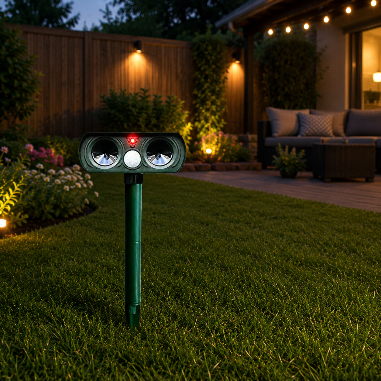 ECOPEL – Dispositivo solare ecologico per allontanare gli animali e proteggere il giardino in modo rispettoso degli animali