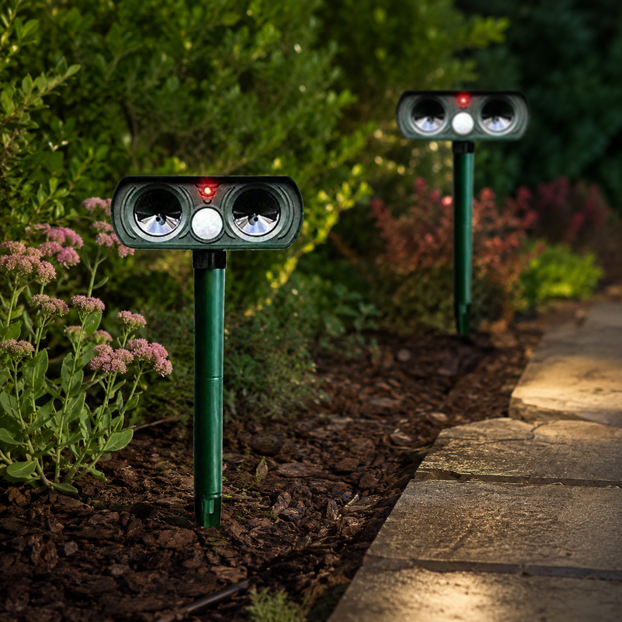 ECOPEL – Dispositivo solare ecologico per allontanare gli animali e proteggere il giardino in modo rispettoso degli animali