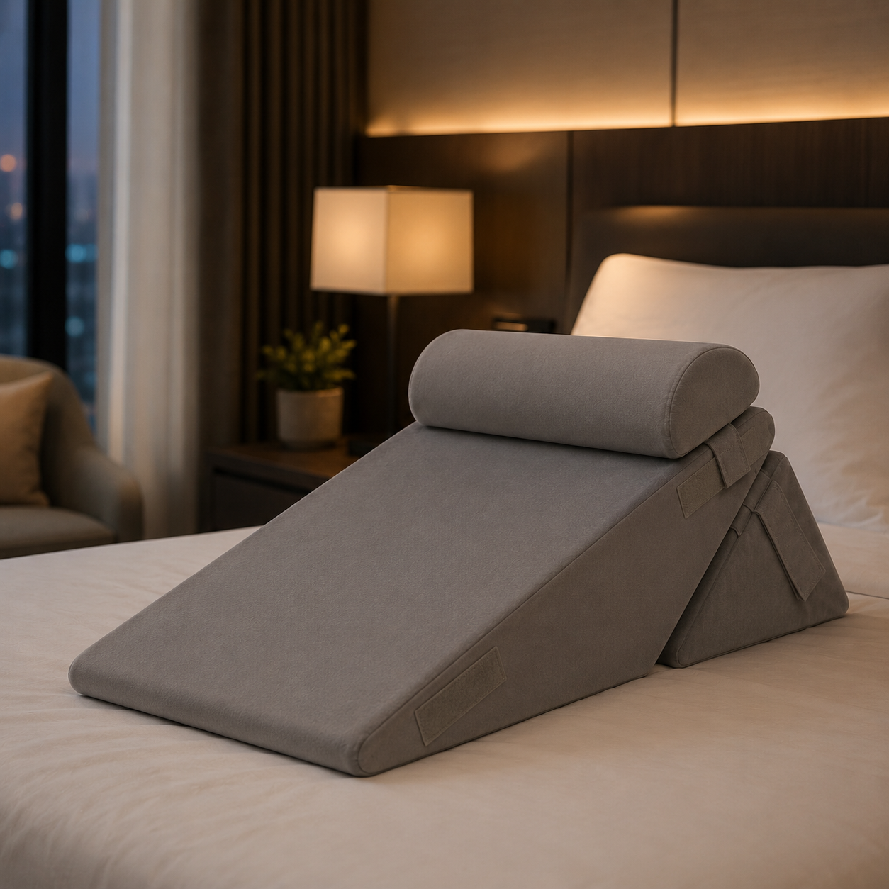 ELEVAREST – Coussin cale de lit réglable pour confort, soutien et surélévation des jambes