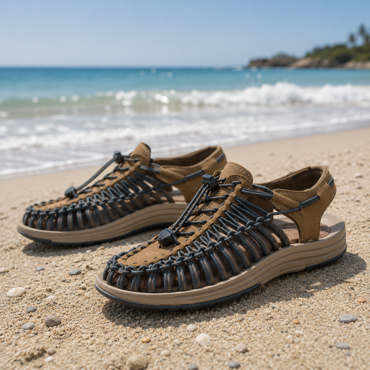 BREEZEFOOT – Lightweight Men's Summer Sandals with Flexible Comfort