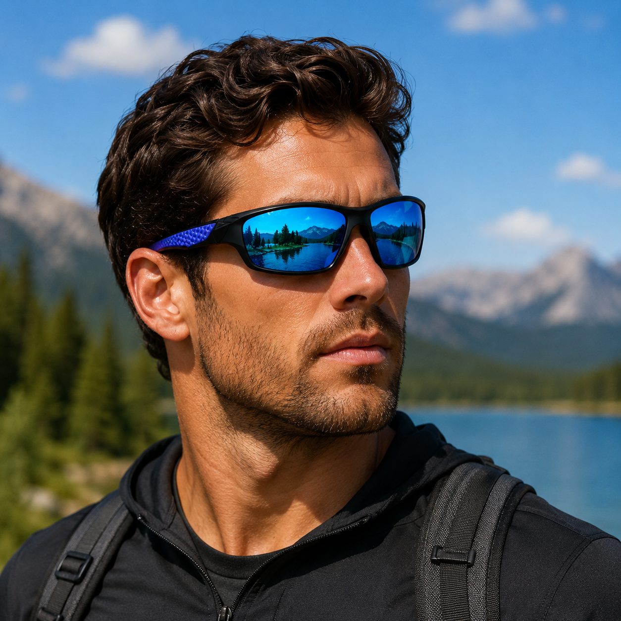 RAYMONT – Round Polarized Sunglasses Design in Vintage Style with UV400 Protection