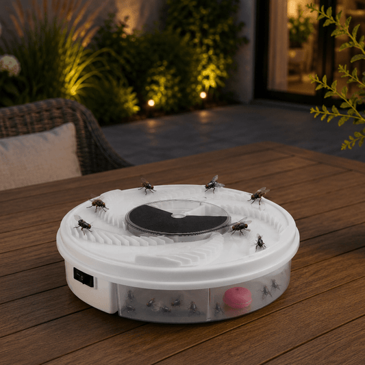ECOTRAPX – Piège à mouches silencieux pour le contrôle des insectes en intérieur et en extérieur