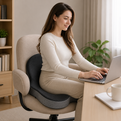 VITALDREAM – Oreiller en mousse à mémoire de forme pour une position de sommeil saine et un confort optimal