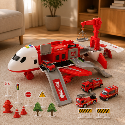 AIRTREX – Adventure Airplane Playset for Exciting Missions & Creative Fun