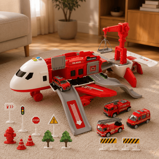 AIRTREX – Adventure Airplane Playset for Exciting Missions & Creative Fun