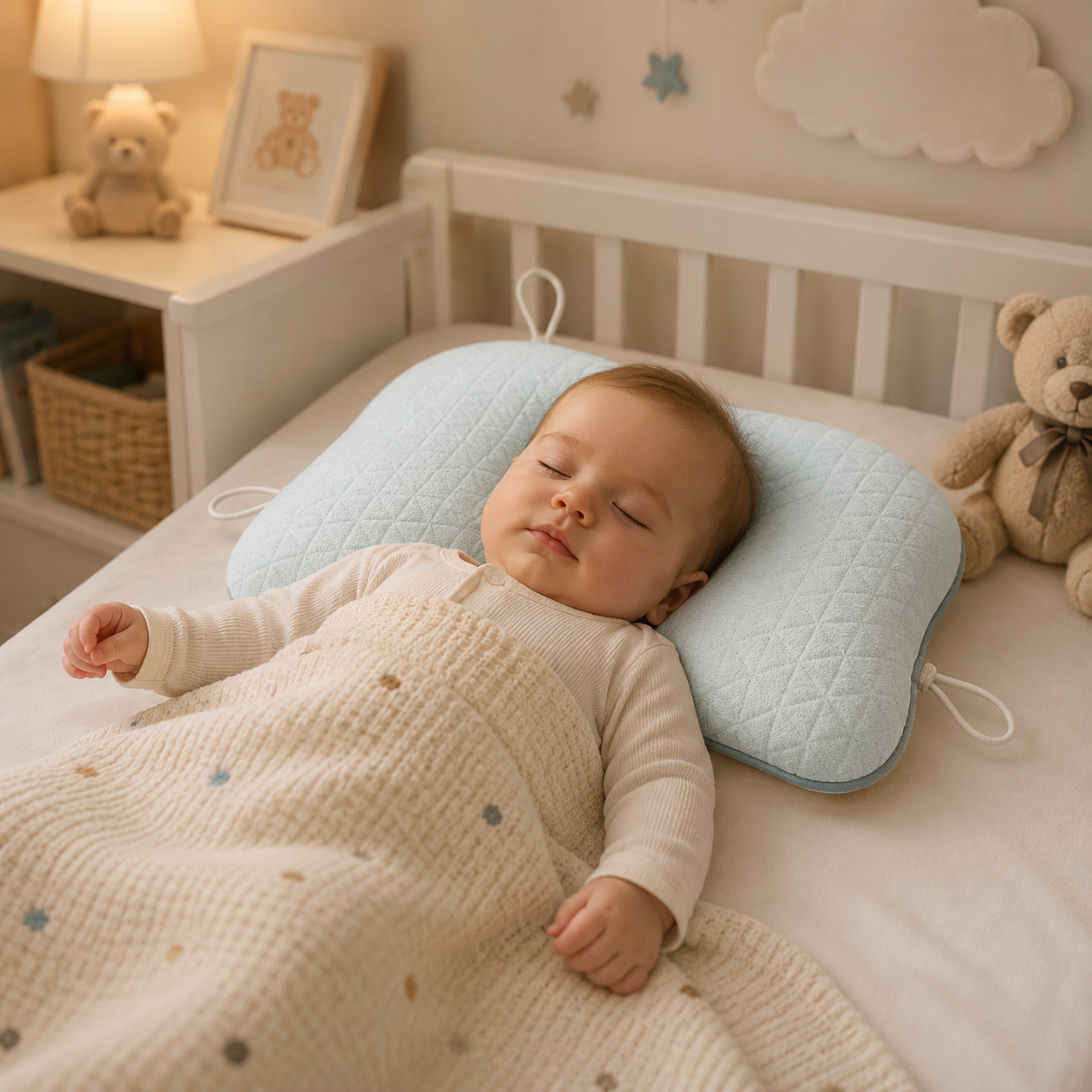 LULLABO – Ergonomisches Babykissen für ausgewogenen Komfort & sanfte Lagerung