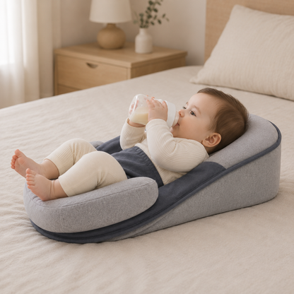 CRADLELIFT – Ergonomic Baby Pillow with Gentle Incline for Daily Comfort