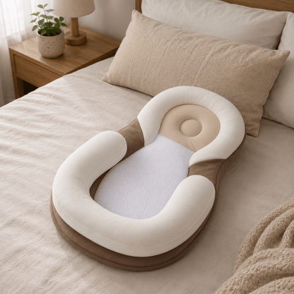 LITTLEHAVEN – Cuscino ergonomico per neonati per un supporto delicato e un sonno tranquillo