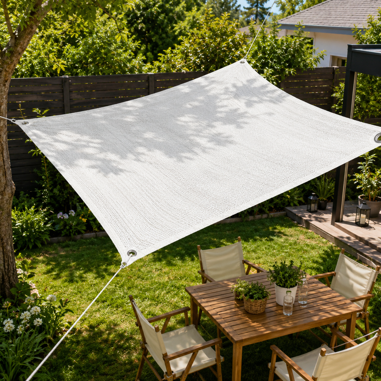 TERRACOVER – Schattierungsnetz für Terrasse, Balkon und Hof