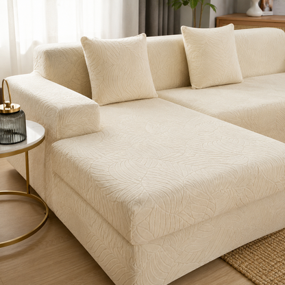 SOFALOCK – Tailored polyester sofa cover for L-shaped sofas