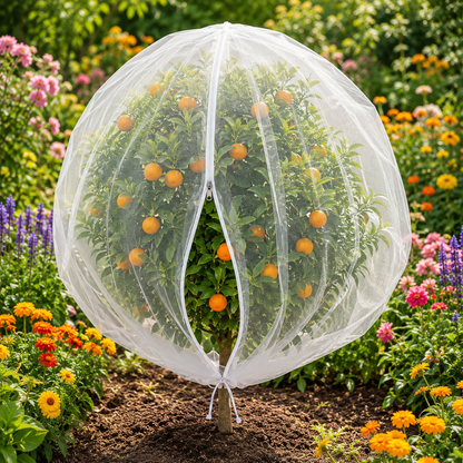 FRUITVEIL – Sac de protection à glissière pour arbres fruitiers