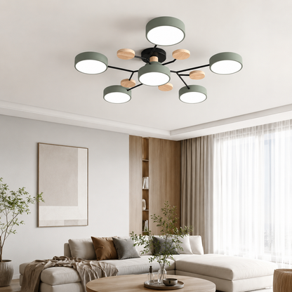 CEILUX – Modern round LED ceiling light with sleek minimalist design