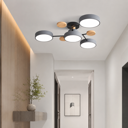 CEILUX – Modern round LED ceiling light with sleek minimalist design