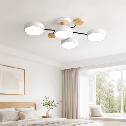 CEILUX – Modern round LED ceiling light with sleek minimalist design