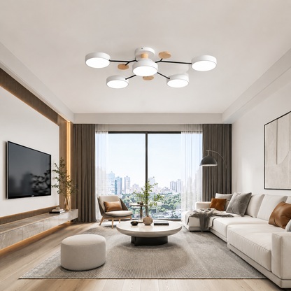 CEILUX – Modern round LED ceiling light with sleek minimalist design