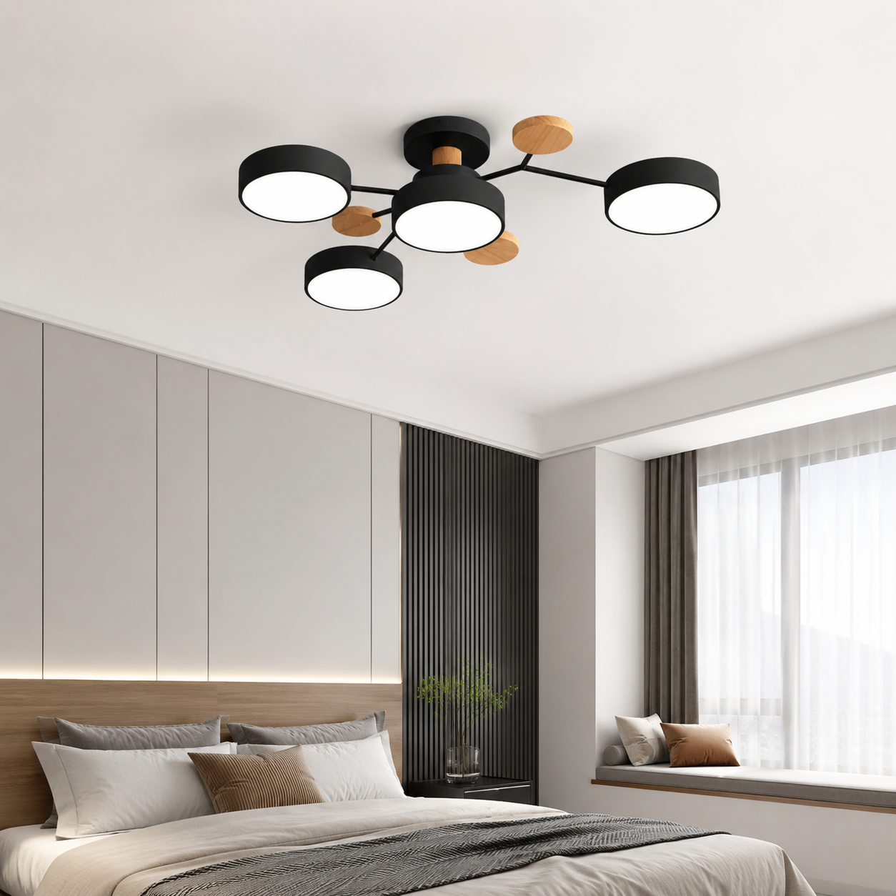 CEILUX – Modern round LED ceiling light with sleek minimalist design