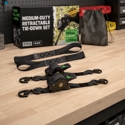 LADESPANN – Correas de amarre enrollables automáticas para carga segura