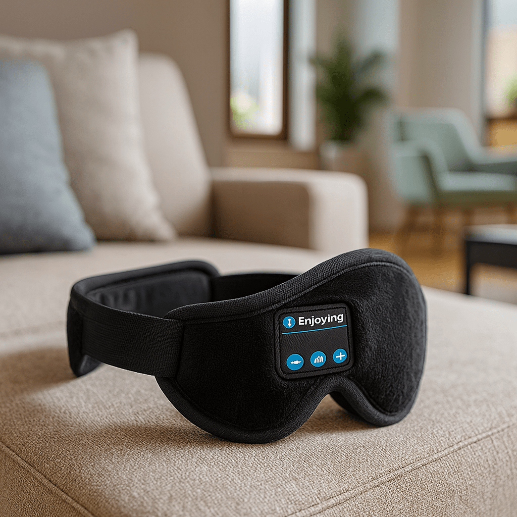 SNOOZEBEAT – Máscara de sueño Bluetooth con música y diseño de confort 3D