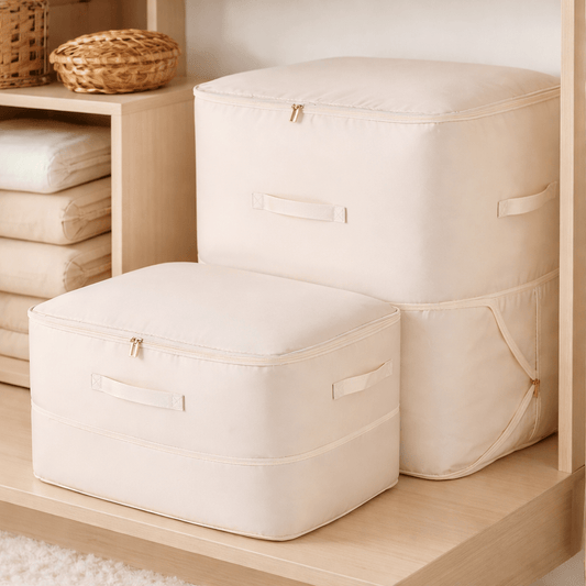 Bolsa de compresión que ahorra espacio – impermeable y a prueba de polvo para ropa y edredones