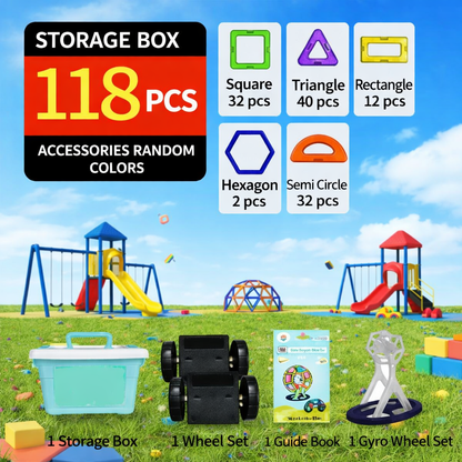 FUNNIBLOX – Juego creativo de bloques magnéticos para niños