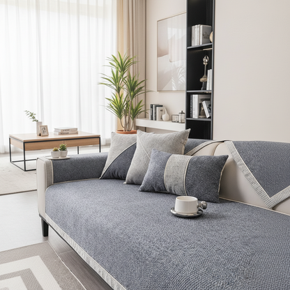WEFTERRA Sofa Throw for Textured Comfort and Stylish Everyday Furniture Care