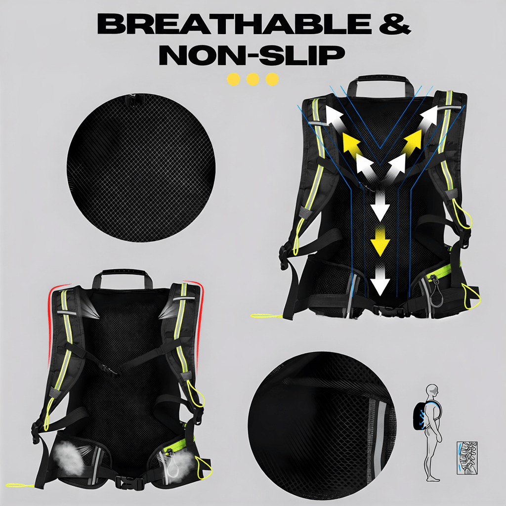 HYDRORIDE PACK - Sac d'hydratation multifonctionnel de 10 L pour les aventures en plein air