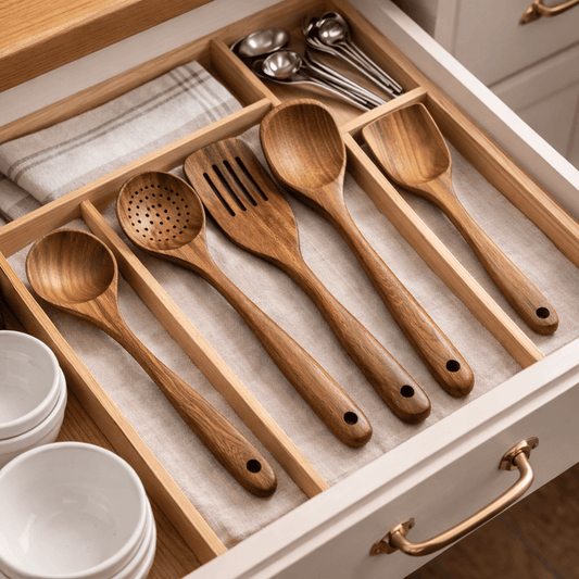 NordicWood Küchenutensilien Set – Hochwertig & Stilvoll für jede Küche