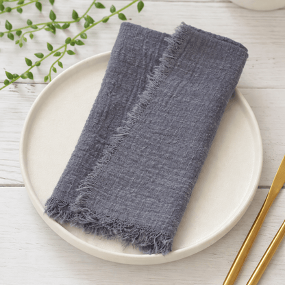 RUSTICLOOM – Rustieke katoenen gaasservetten voor vintage tafeldecoratie