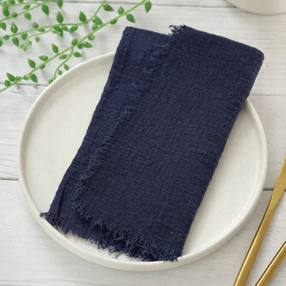 RUSTICLOOM – Rustieke katoenen gaasservetten voor vintage tafeldecoratie