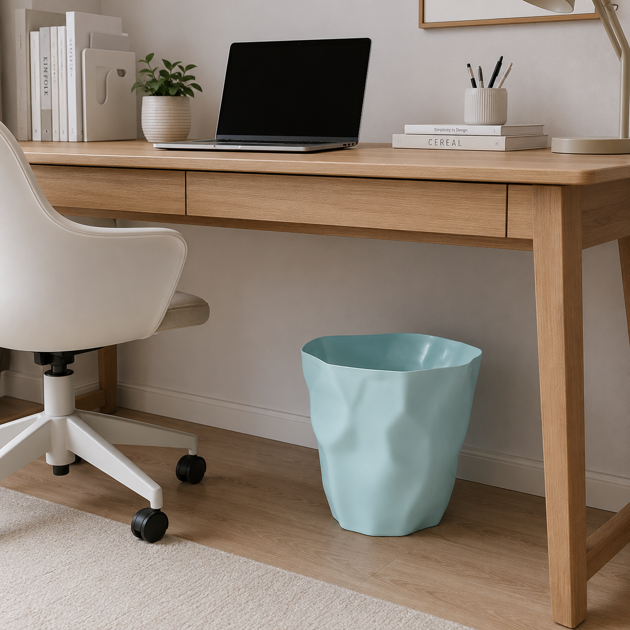 FORMAFLOW – Cubo de basura minimalista con silueta distintiva