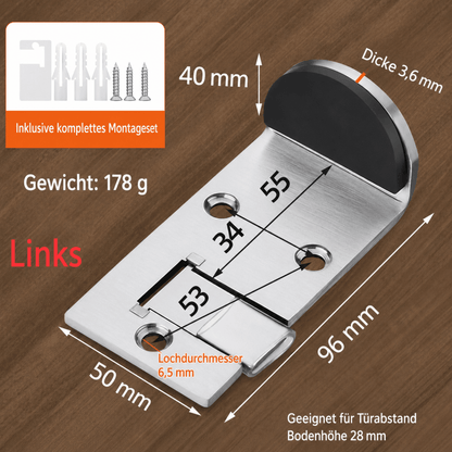 DOORGUARD – RVS Deurstopper voor Stevige Grip & Bescherming