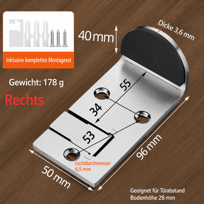 DOORGUARD – RVS Deurstopper voor Stevige Grip & Bescherming