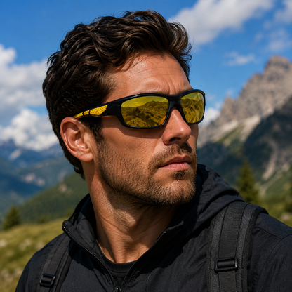 RAYMONT – Round Polarized Sunglasses Design in Vintage Style with UV400 Protection