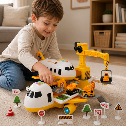 AIRTREX – Adventure Airplane Playset for Exciting Missions & Creative Fun
