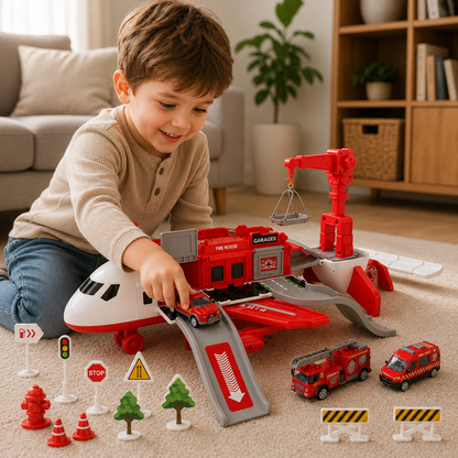 AIRTREX – Adventure Airplane Playset for Exciting Missions & Creative Fun