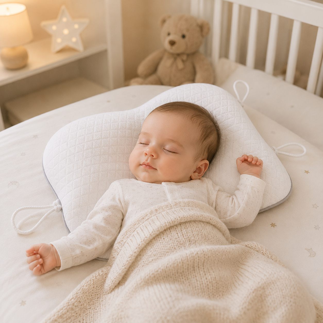 LULLABO – Ergonomisches Babykissen für ausgewogenen Komfort & sanfte Lagerung